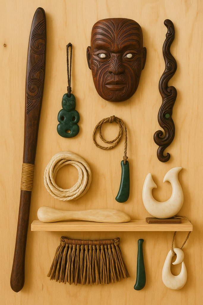 Objets de la culture Maori